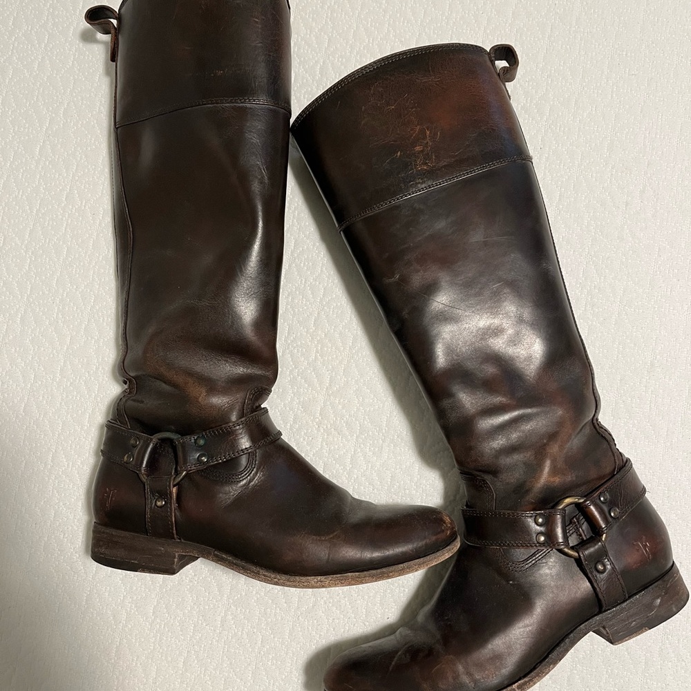 Frye Melissa Harness Tall Boot